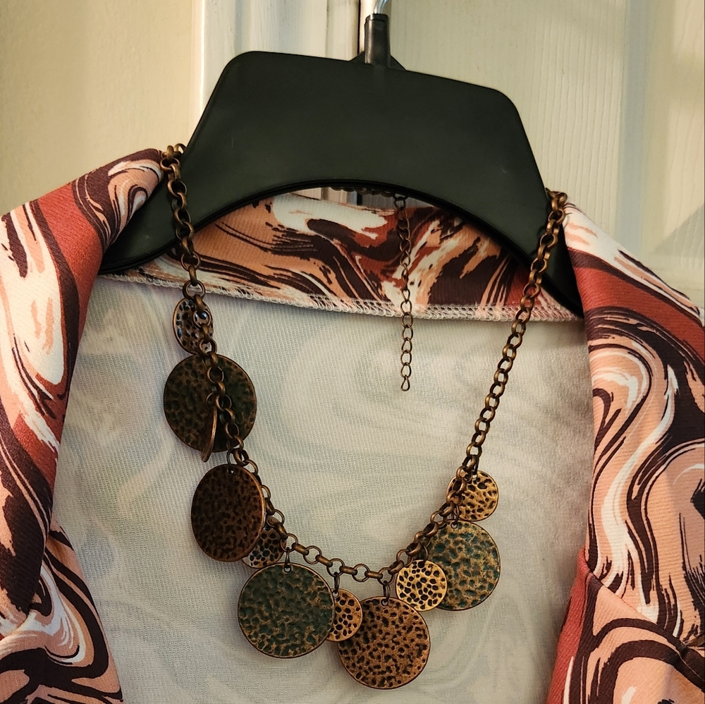 New Marble Design Open Front Plus Size Blazer Jac… - image 8